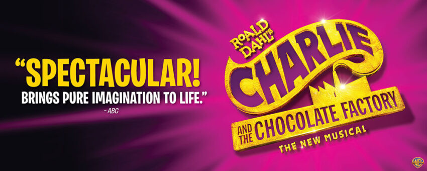 charlie and the chocolate factory show banner