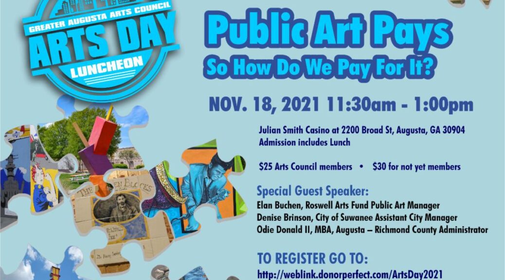 arts day luncheon event info card
