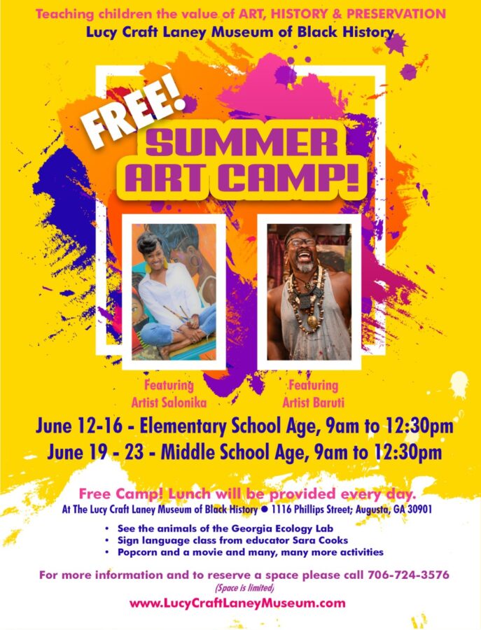 Free Summer Art Camp The Greater Augusta Arts Council's Arts and