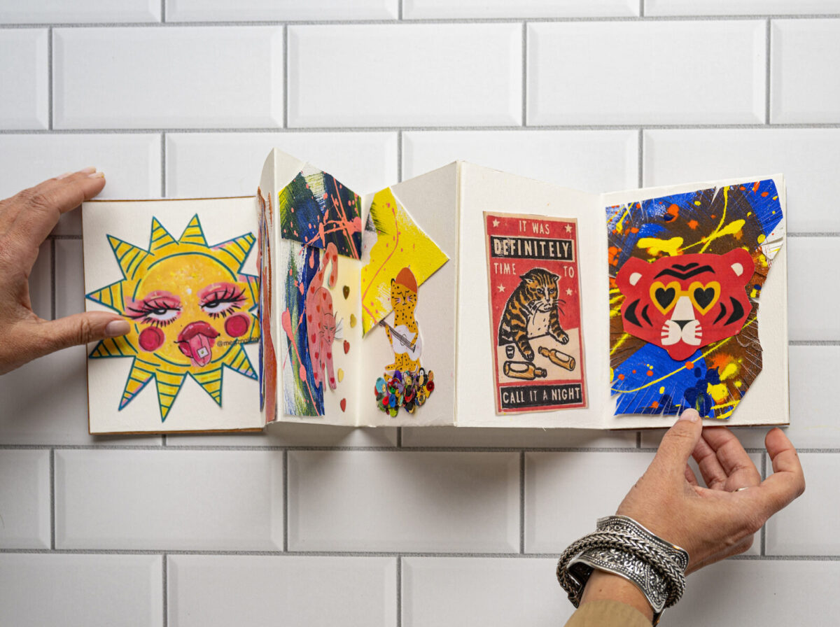 Artrageous! Family Sunday: Accordion Books.