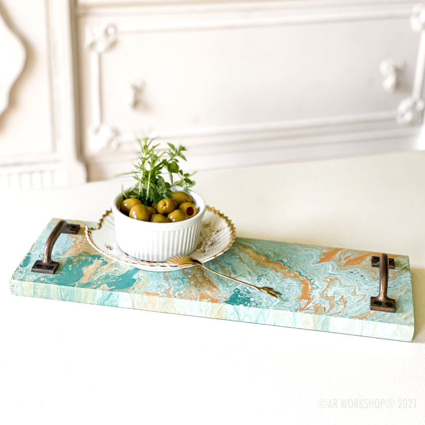 Marbleized Art Paint Pouring Workshop