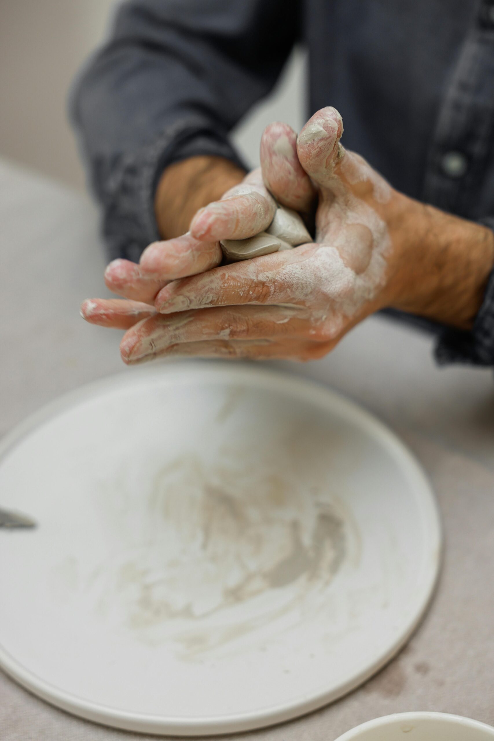 Hand Building Pottery Class Garden Angel with local potter Kim Ruff