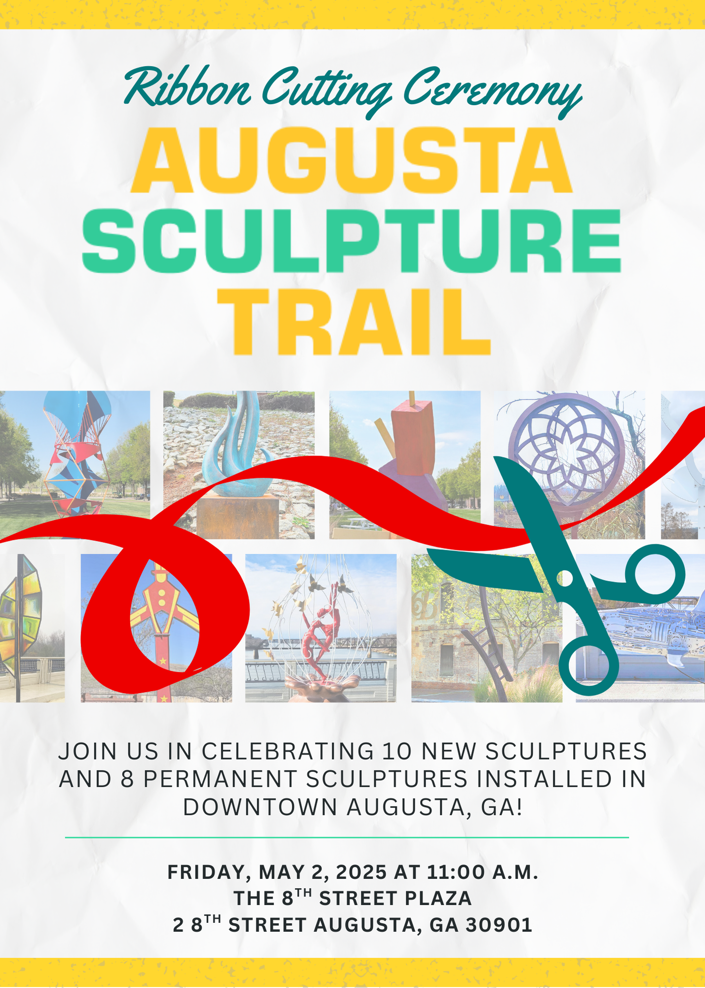 Augusta Sculpture Trail Ribbon Cutting Ceremony