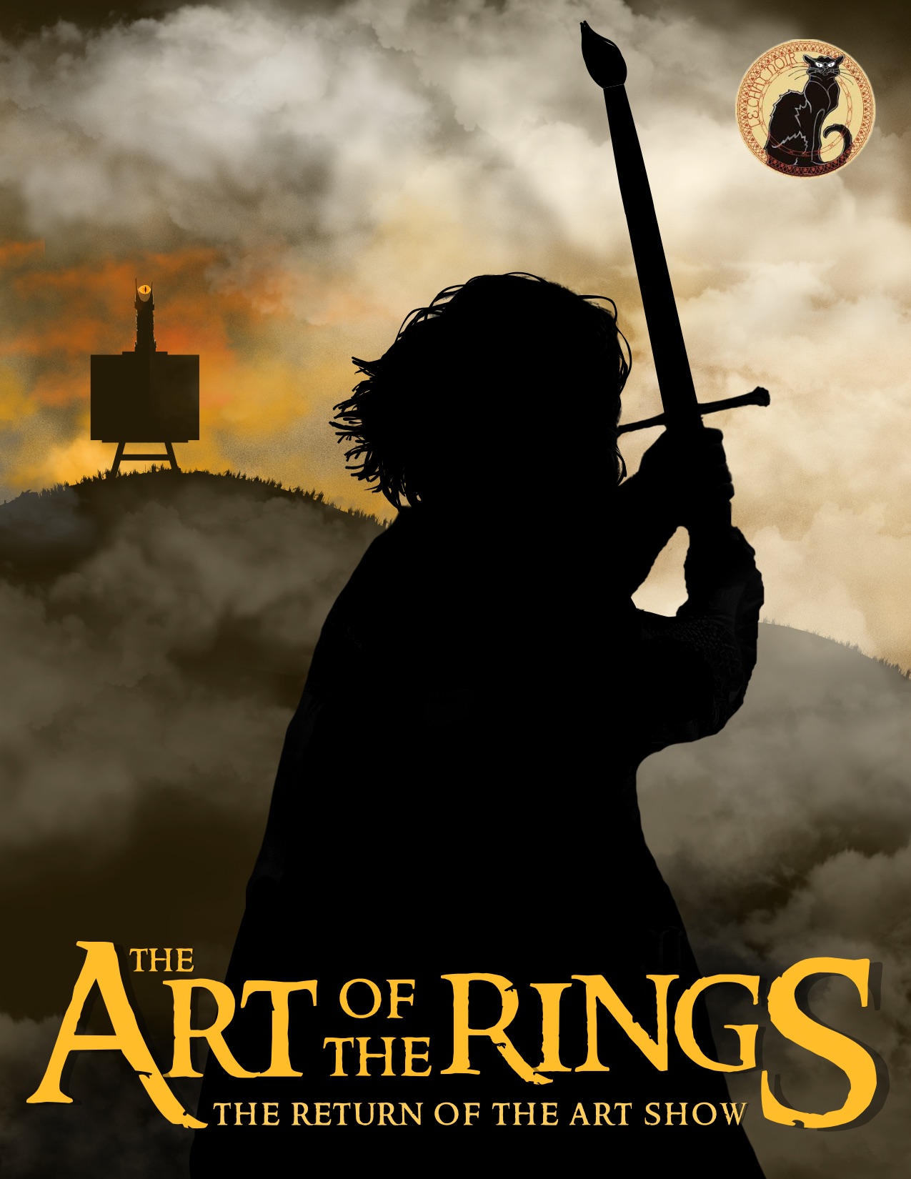 The Art of the Rings, the Return of the Art Show: Finale local Lord of the Rings fan art showcase at Le Chat Noir