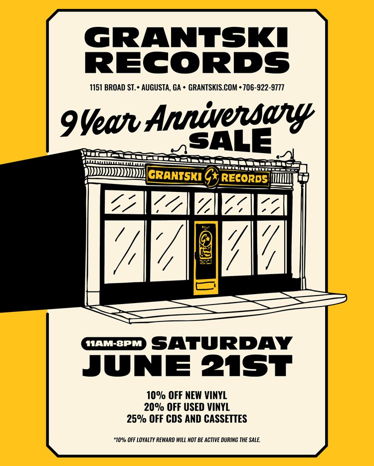 GRANTSKI RECORDS 9th YEAR ANNIVERSARY SALE!