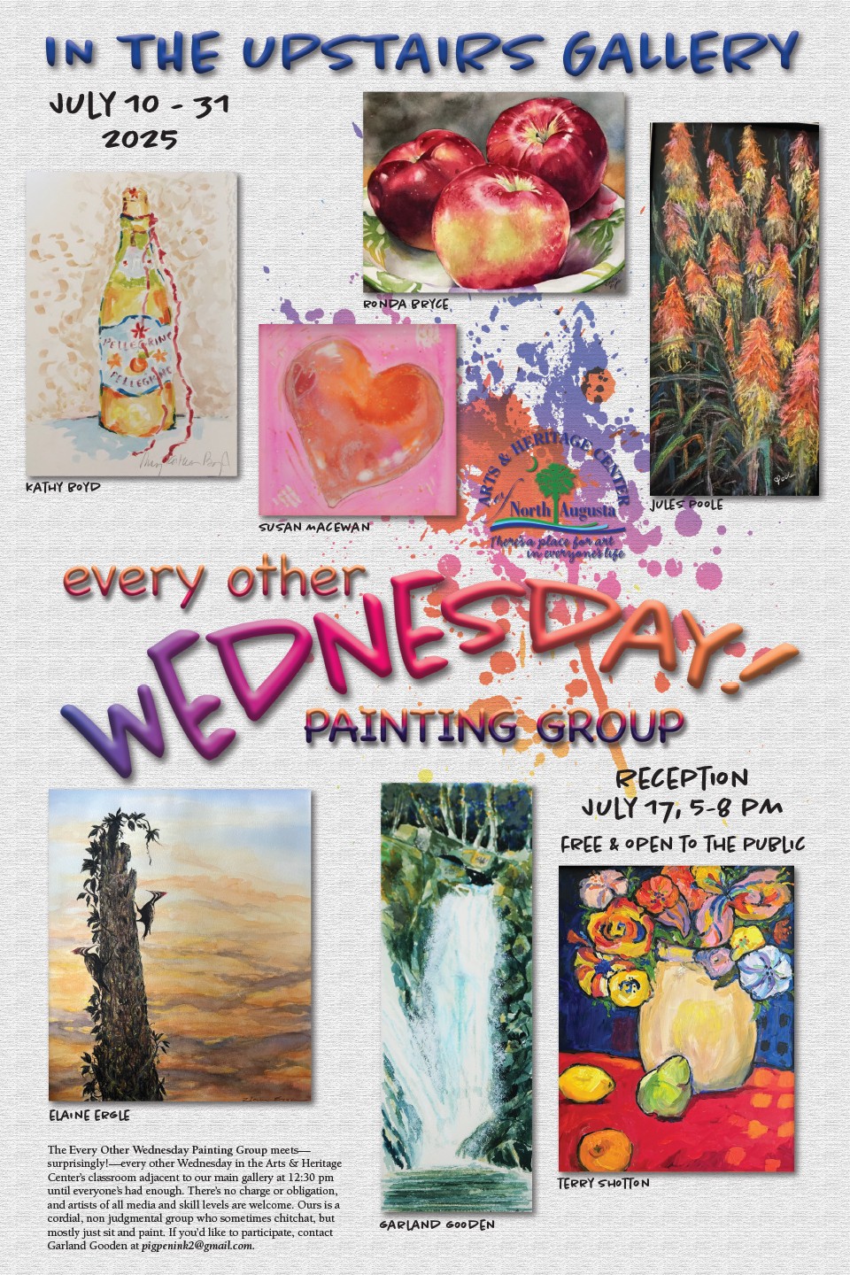 Every Other Wednesday Painting Group Exhibition Reception
