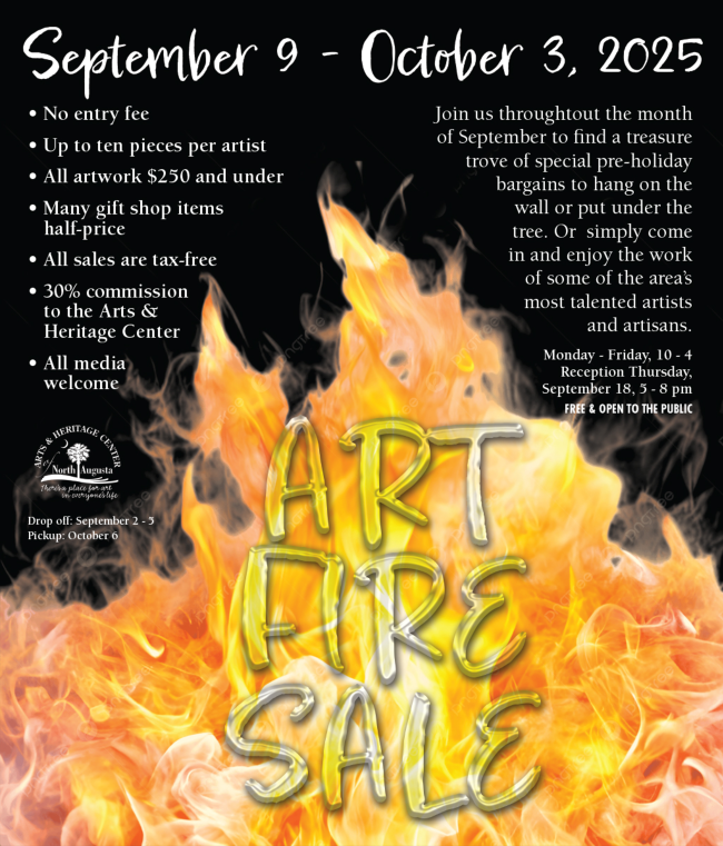 Art Fire Sale Art Drop off