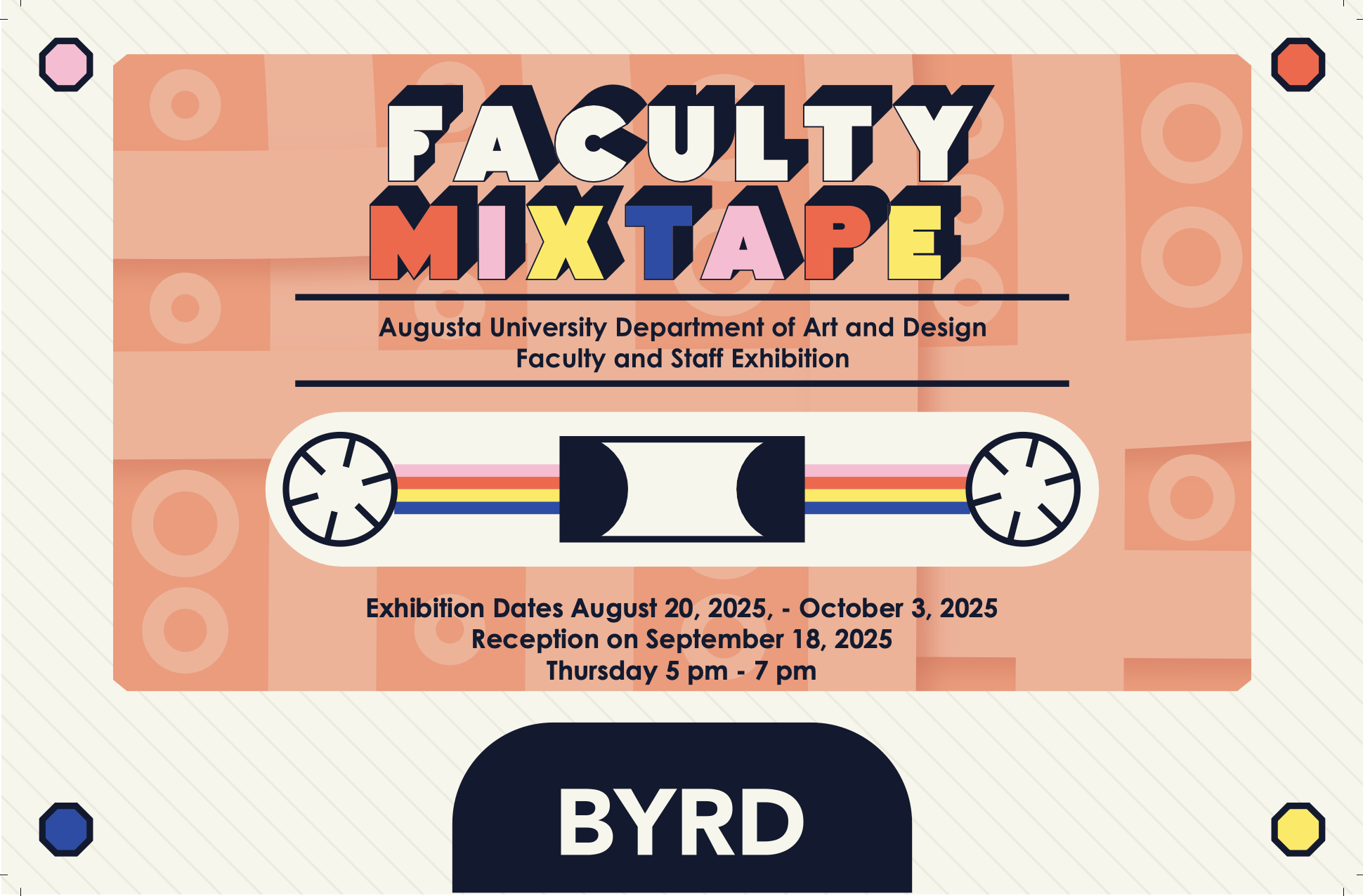 Faculty Mixtape: Augusta University Department of Art and Design Faculty and Staff Exhibition