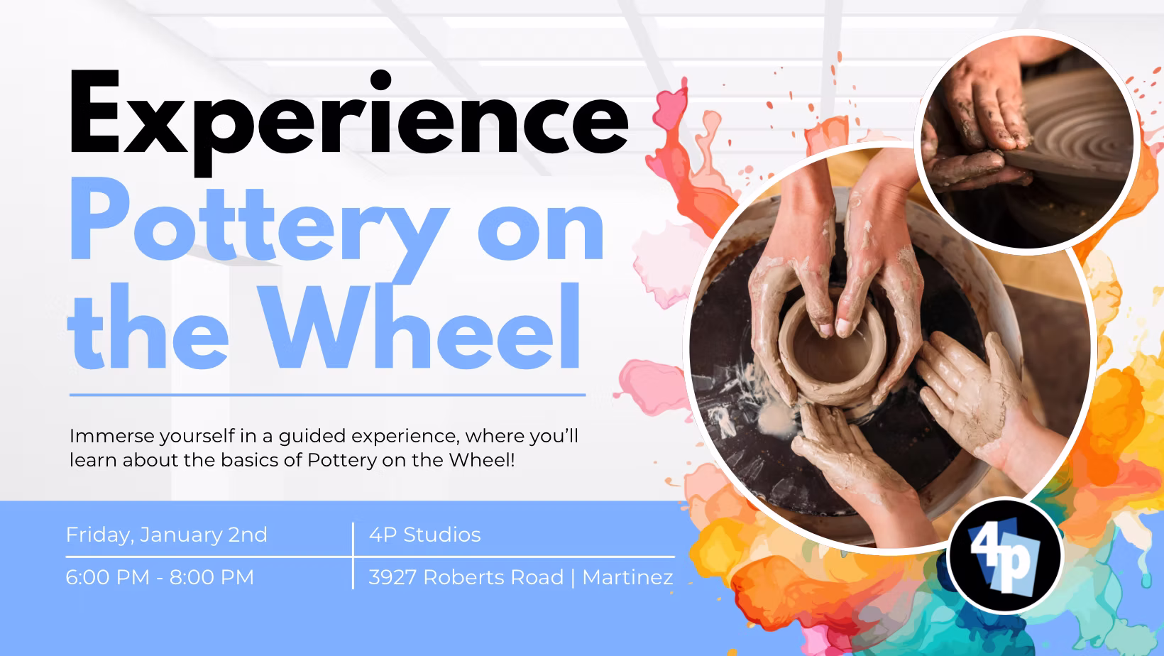 WORKSHOP: Pottery on the Wheel Experience