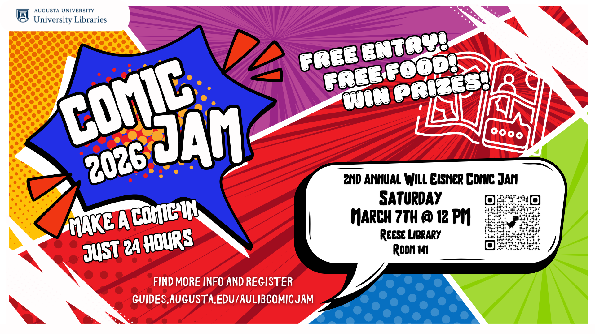 Second Annual AU Library Will Eisner Comic Jam