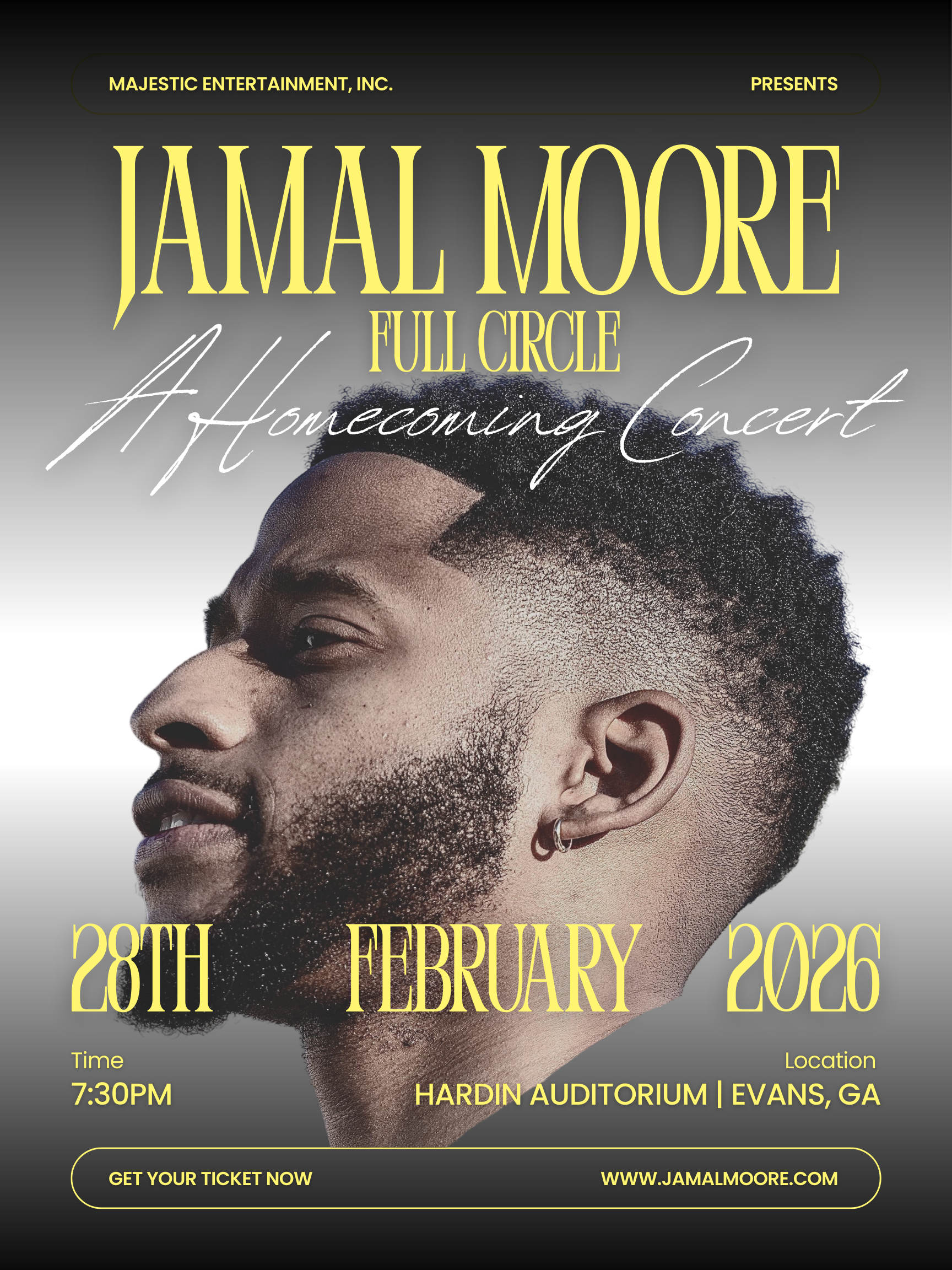 JAMAL MOORE FULL CIRCLE HOMECOMING CONCERT